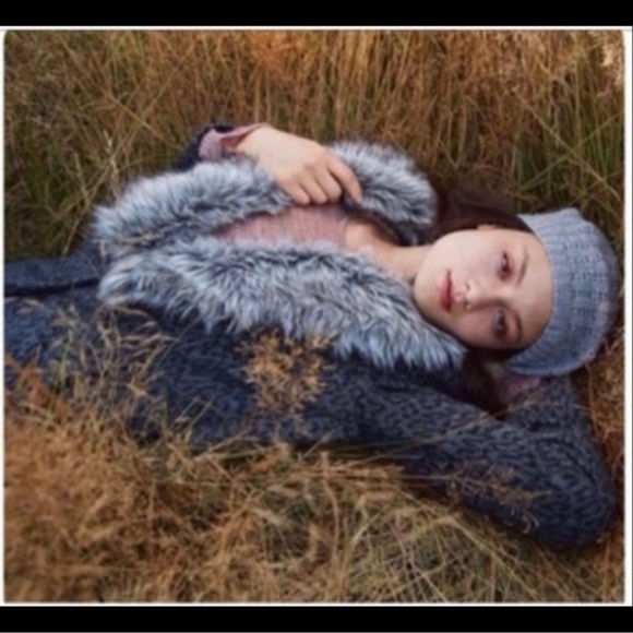 ORIGINAL FRENCHIE leopard fur trim coat - Picture 2 of 10